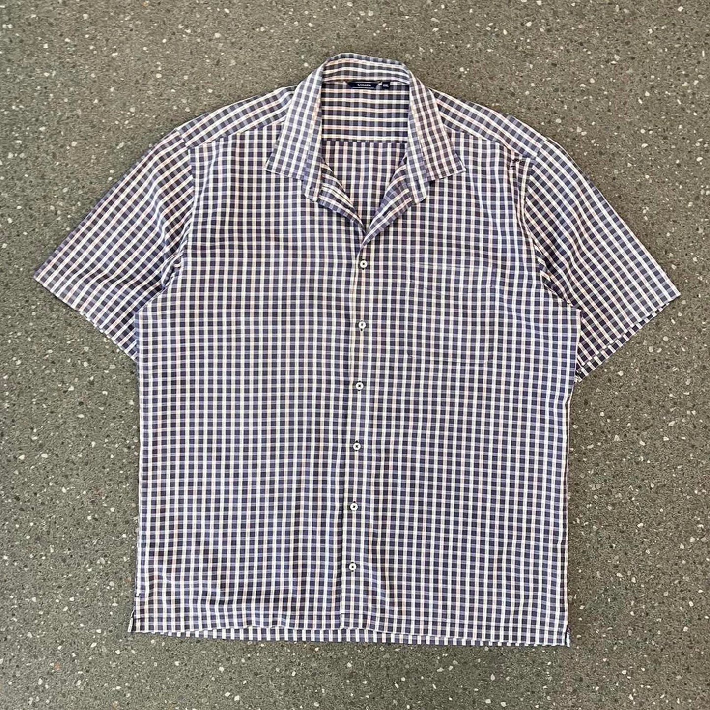 sahara short sleeved button up shirt