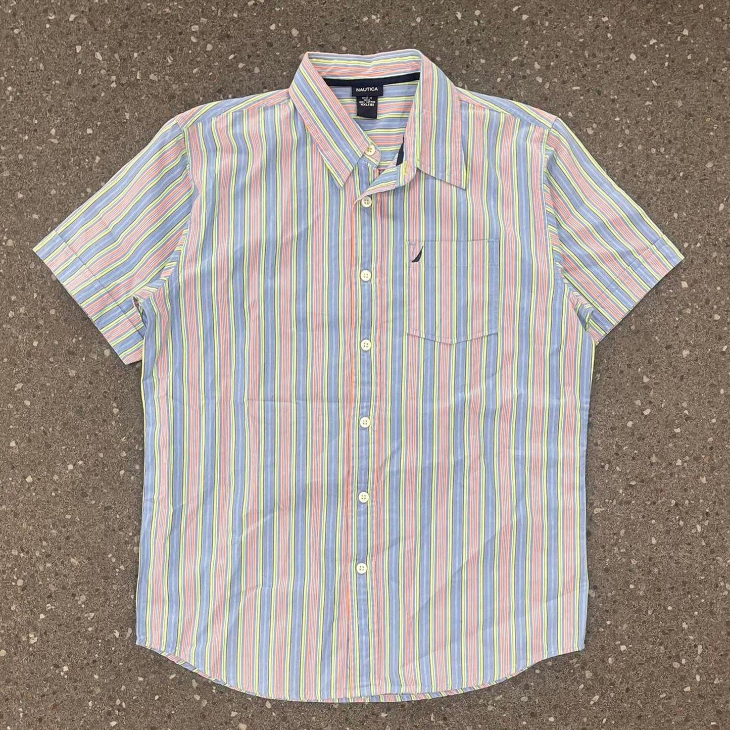 Nautica short sleeved button up shirt
