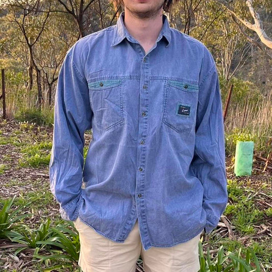 chase sportswear button up shirt