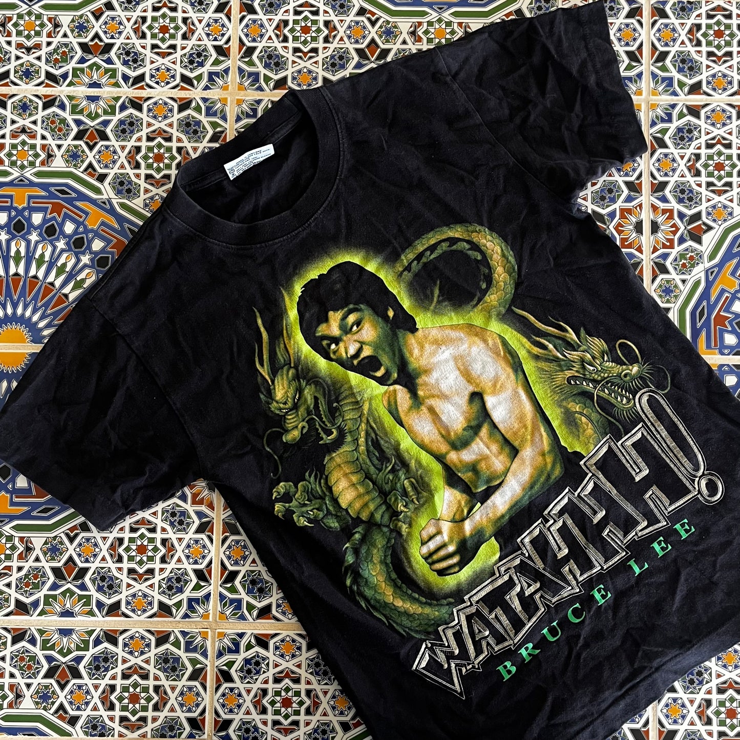 M 90s Bruce lee "the dragon" tee