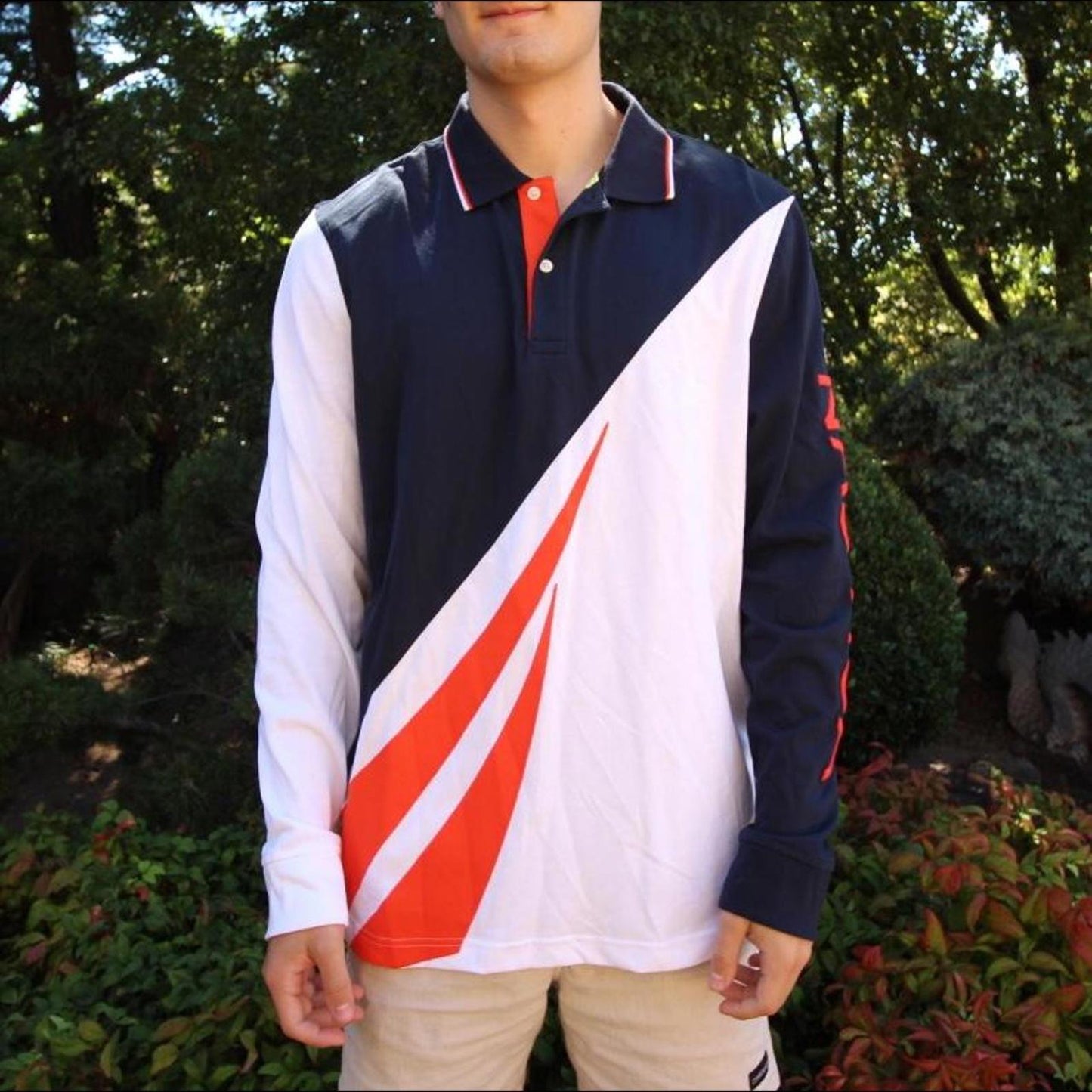 Slim fit nautica polo