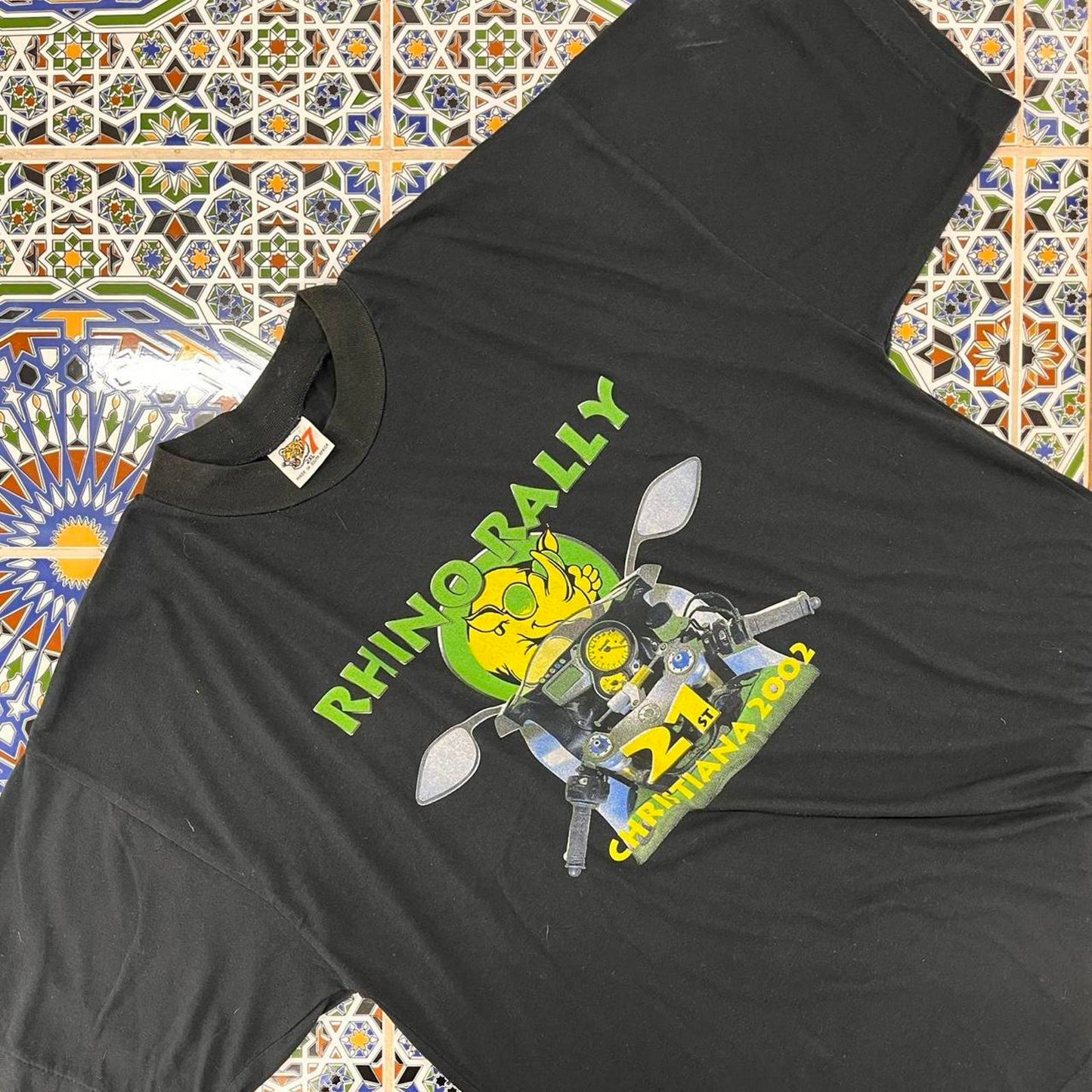 rhino rally tshirt