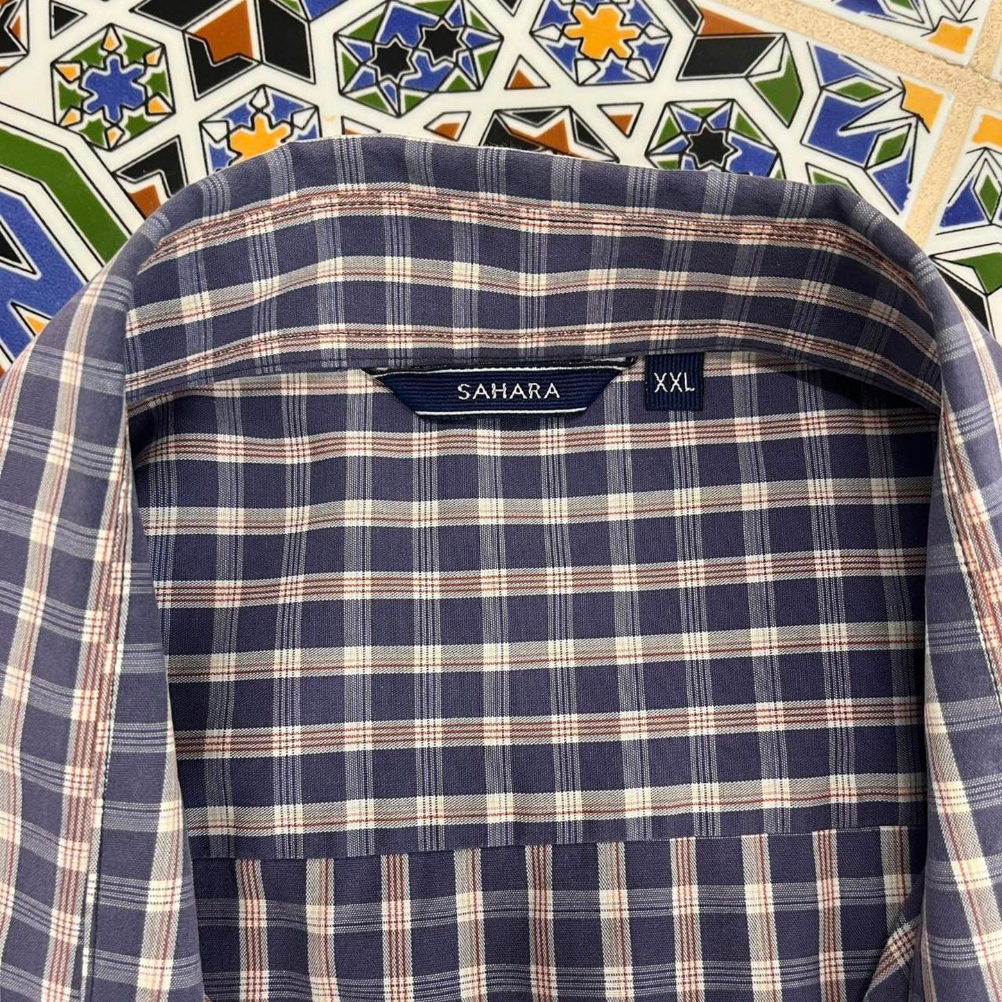 sahara short sleeved button up shirt