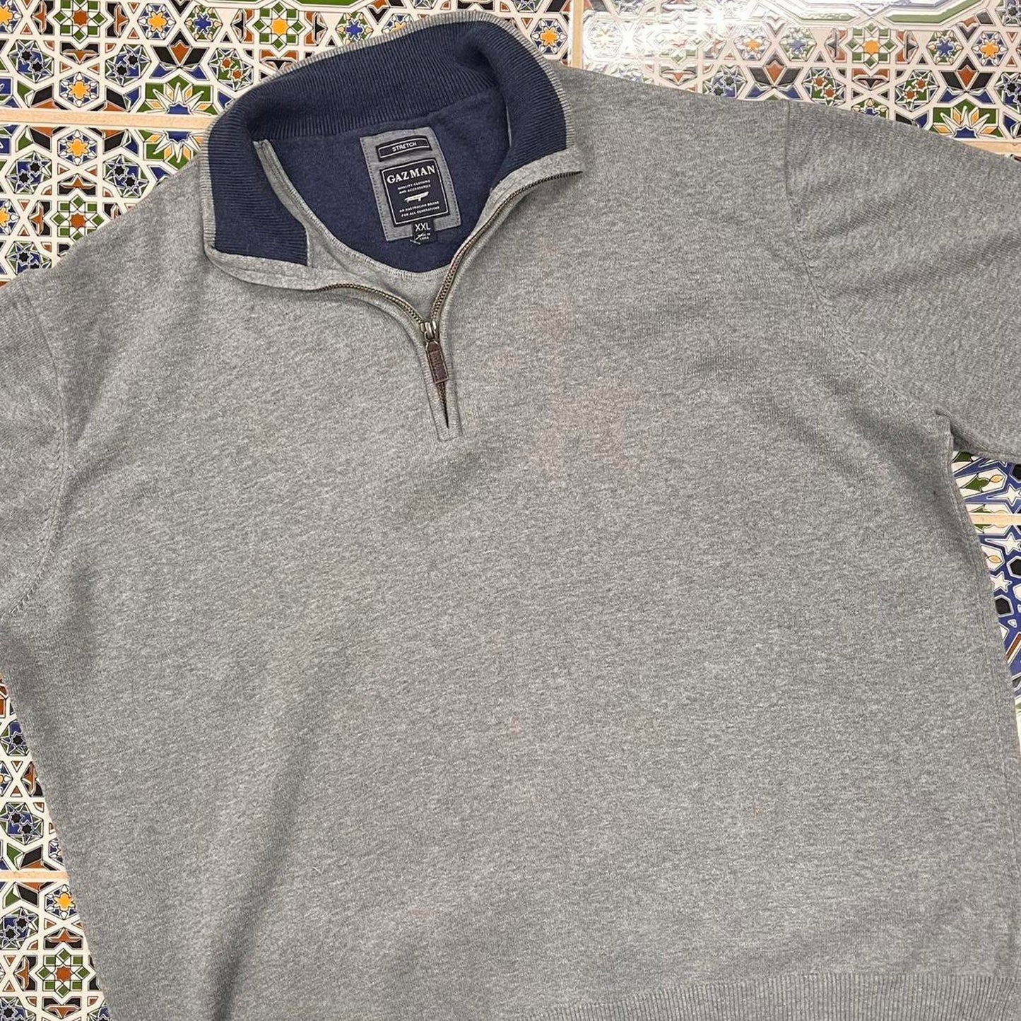 gazman quarter zip jumper