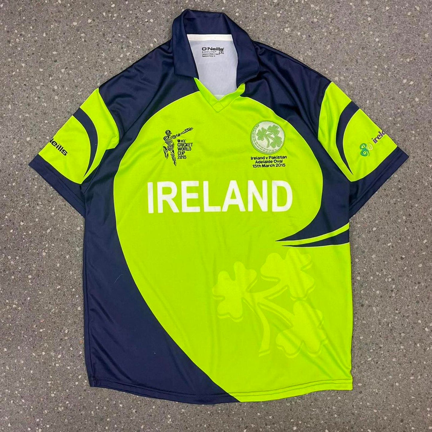 2015 ireland cricket world cup jersey