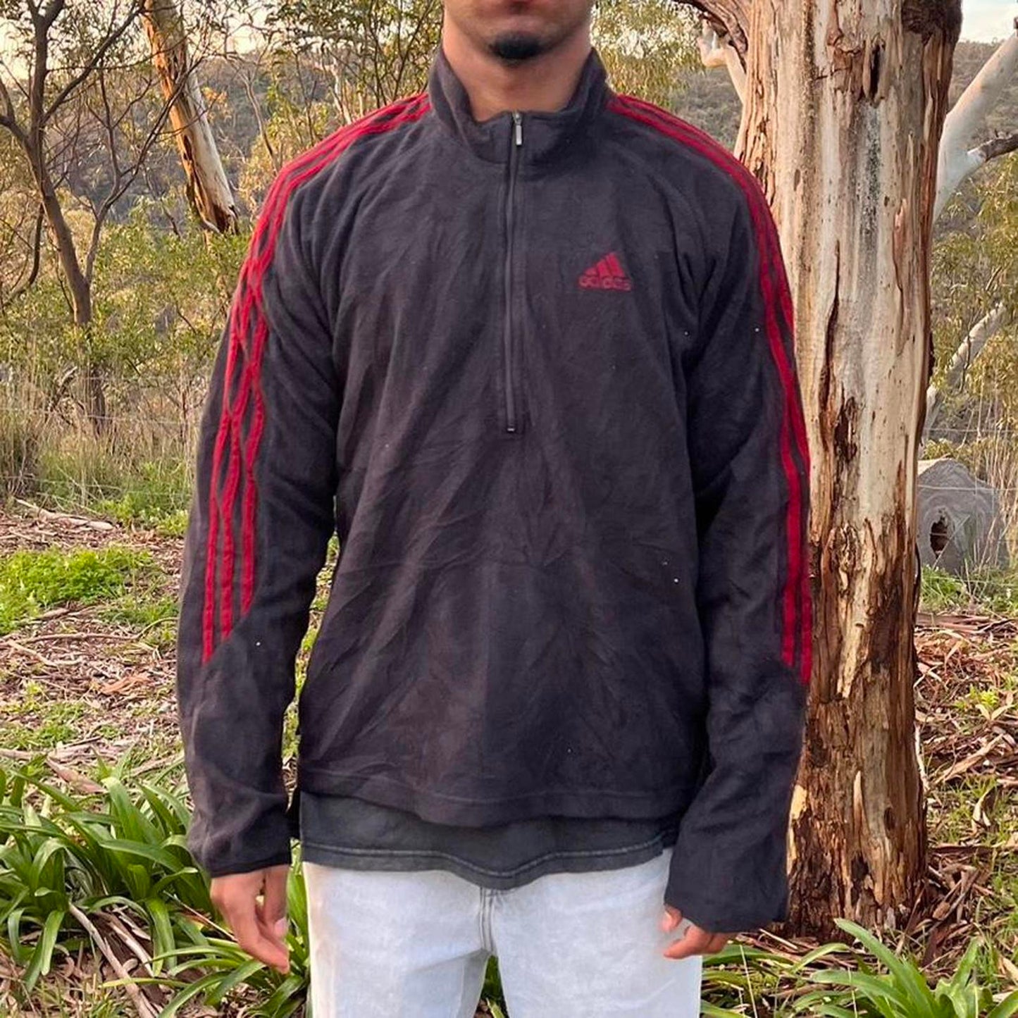 Adidas quarter zip jumper