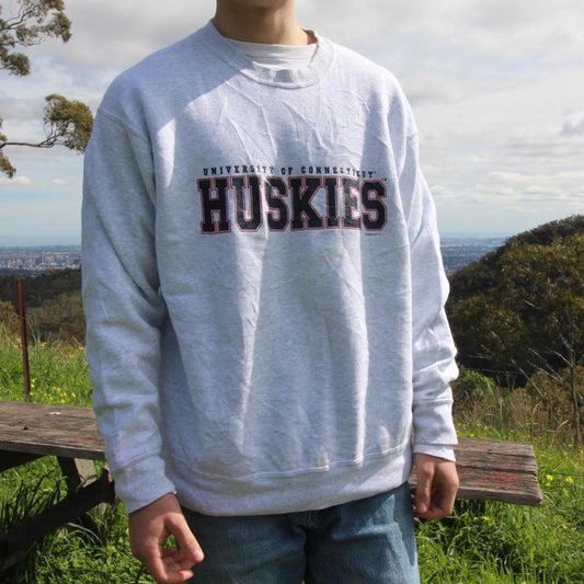 1997 powers University of Connecticut huskies crewneck sweatshirt