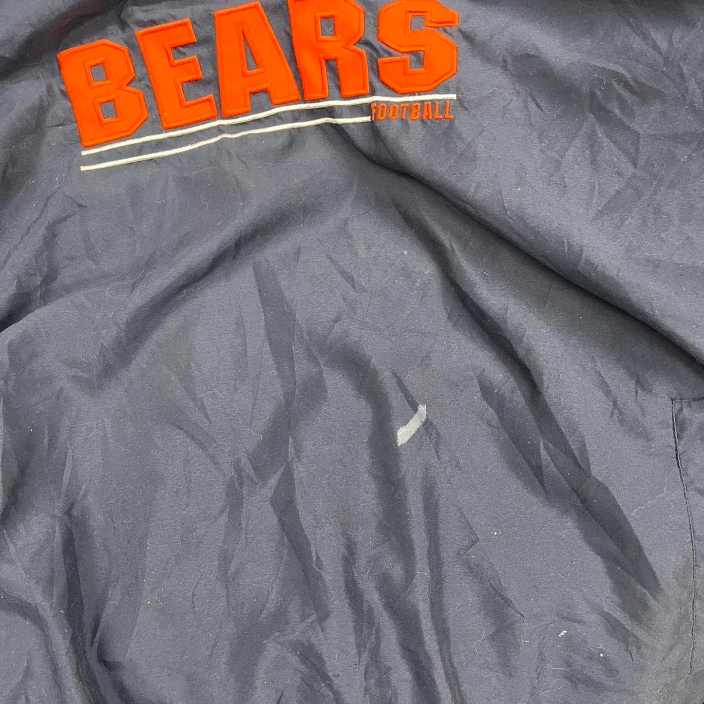 Chicago bears windbreaker sweatshirt