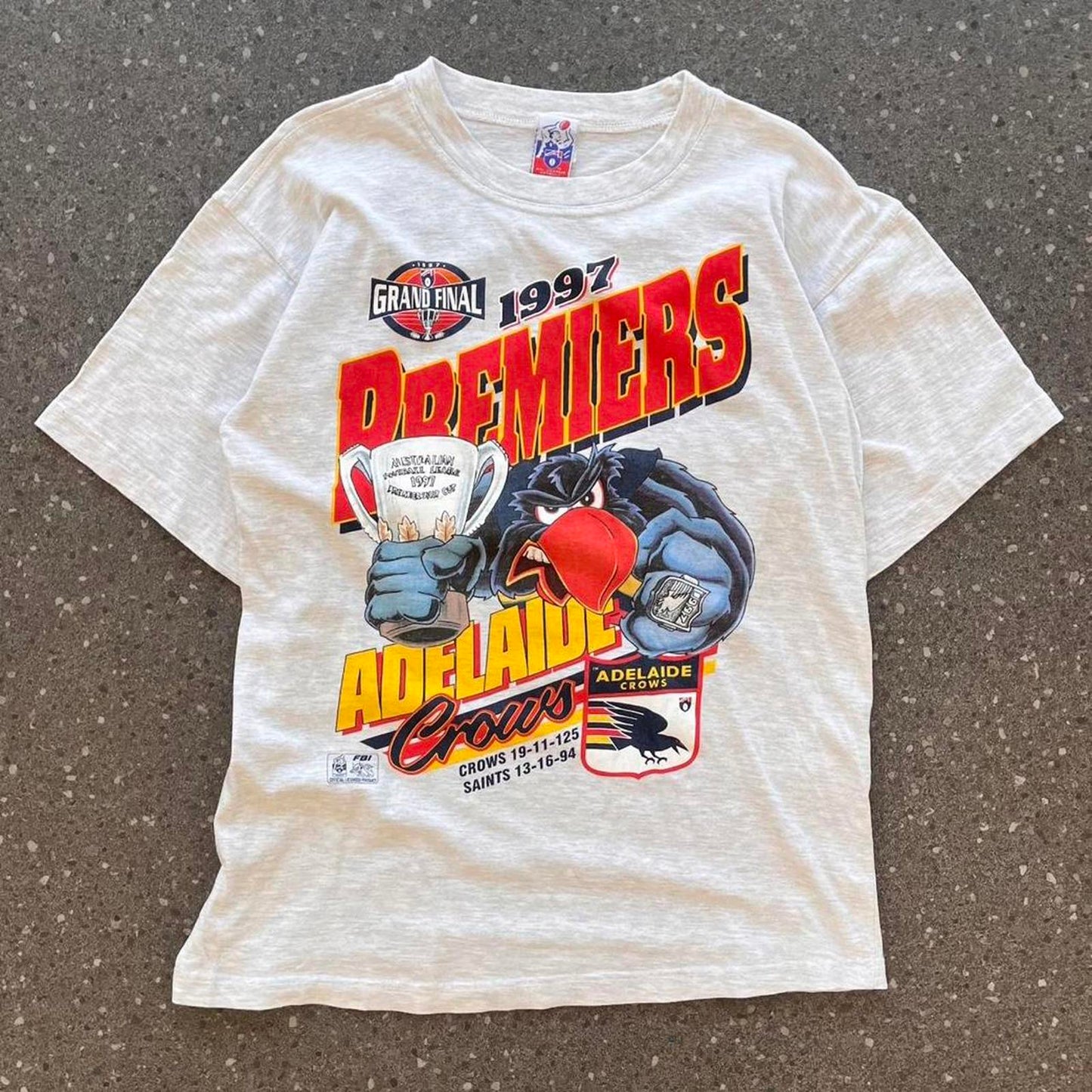 Vintage 1997 Adelaide crows premiership tshirt