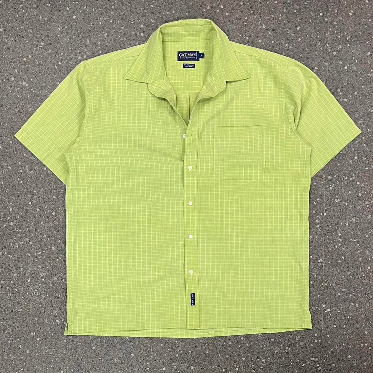 gazman short sleeved button up shirt