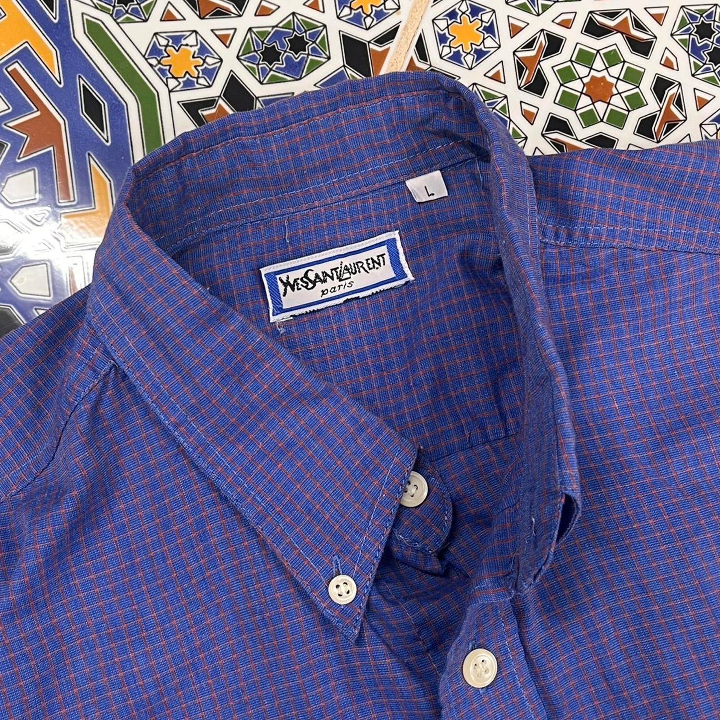 YSL button up shirt