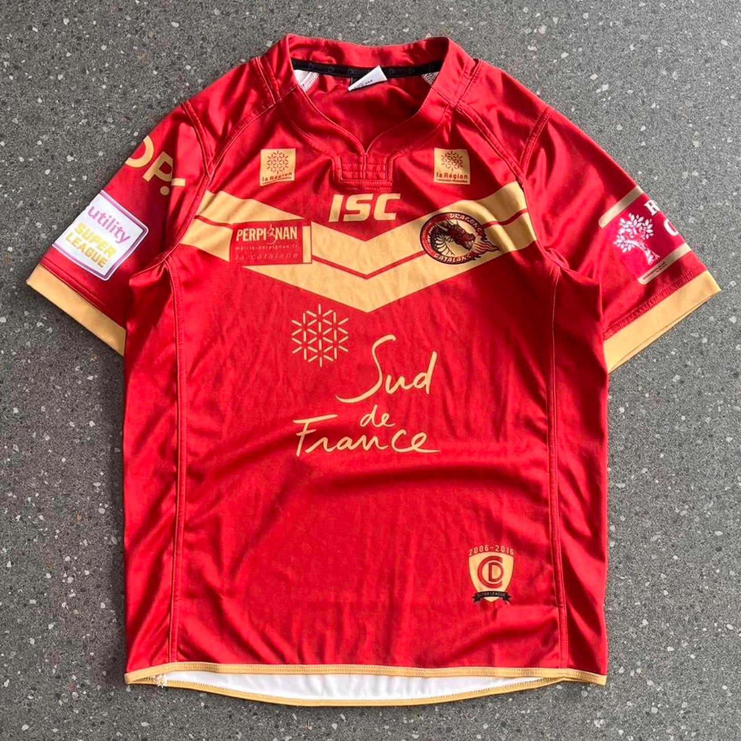 ISC Catalans Dragons rugby jersey
