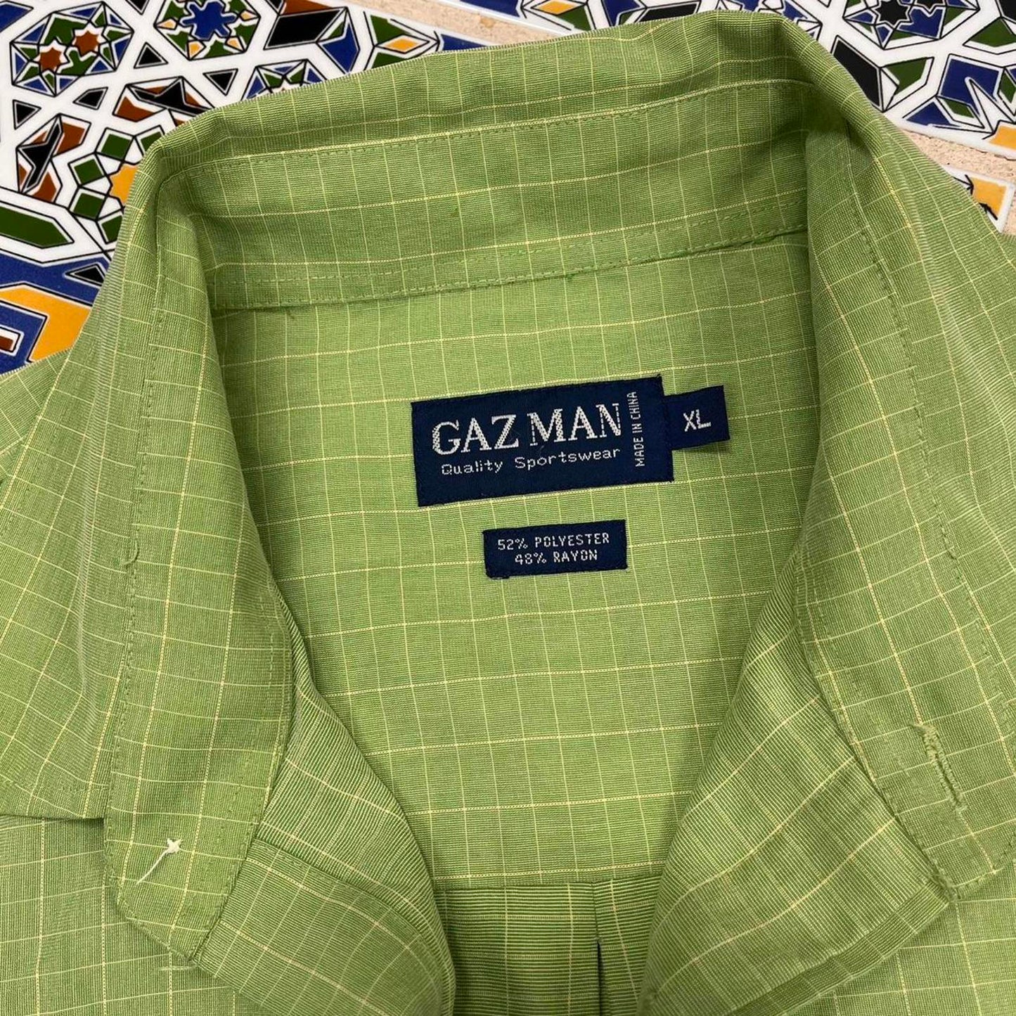 gazman short sleeved button up shirt
