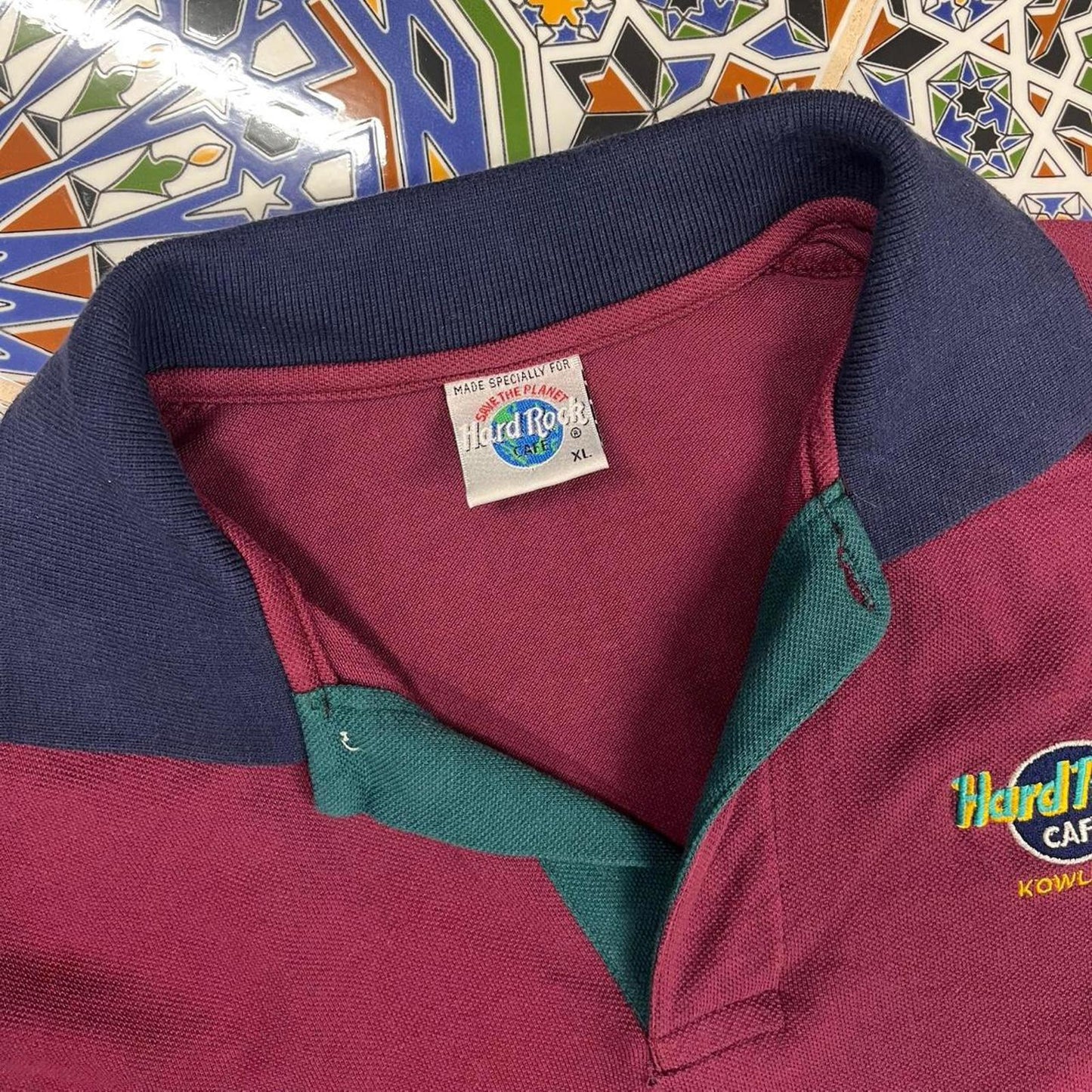 hand rock polo shirt