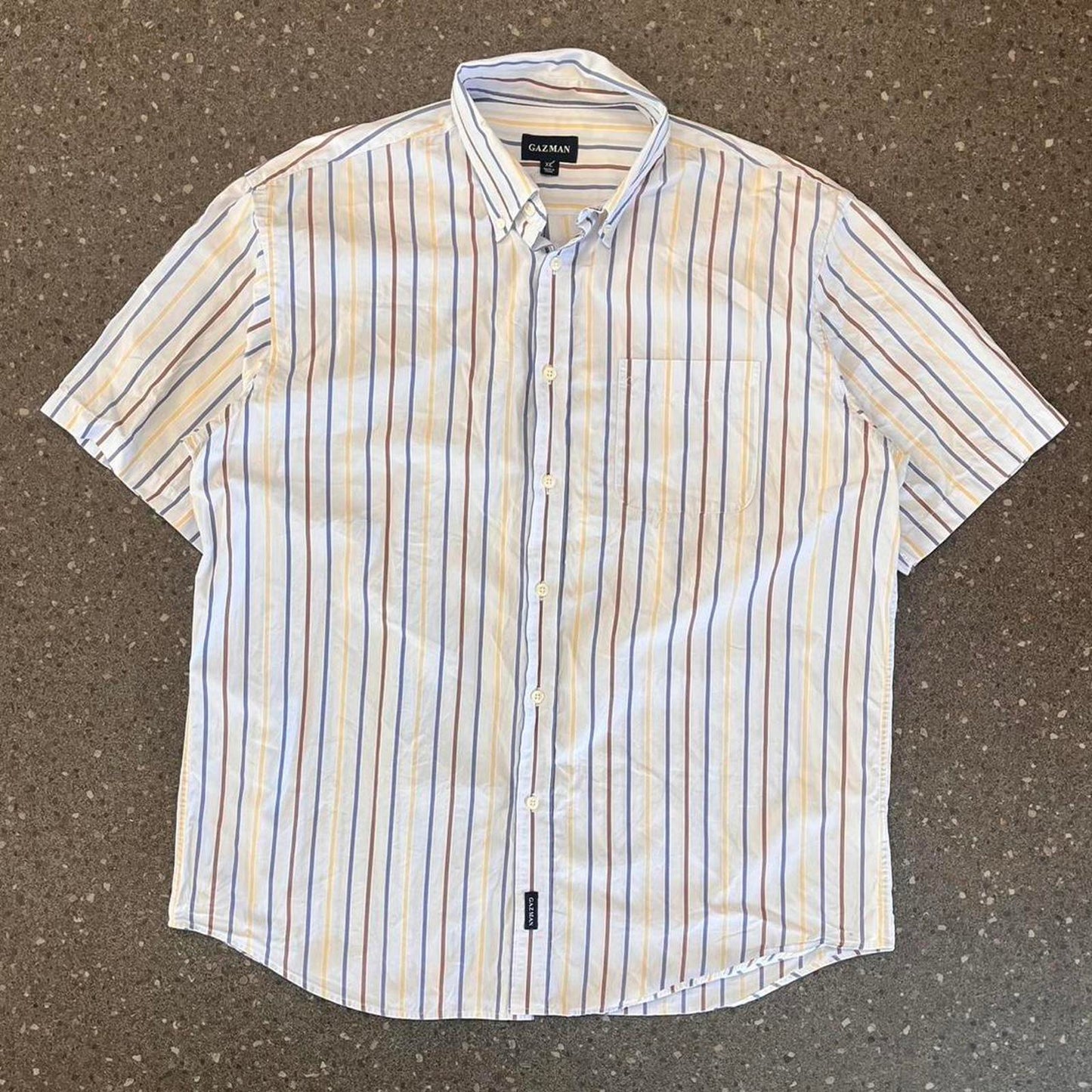 gazman short sleeved button up shirt