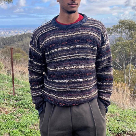 Motor oil cardigan