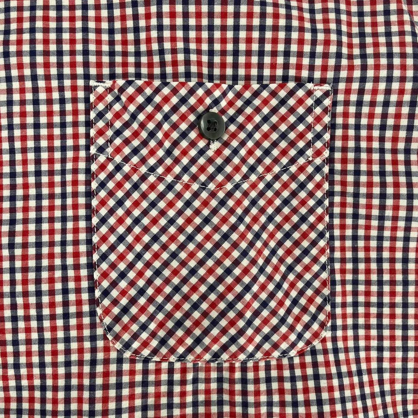non branded short sleeved button up shirt