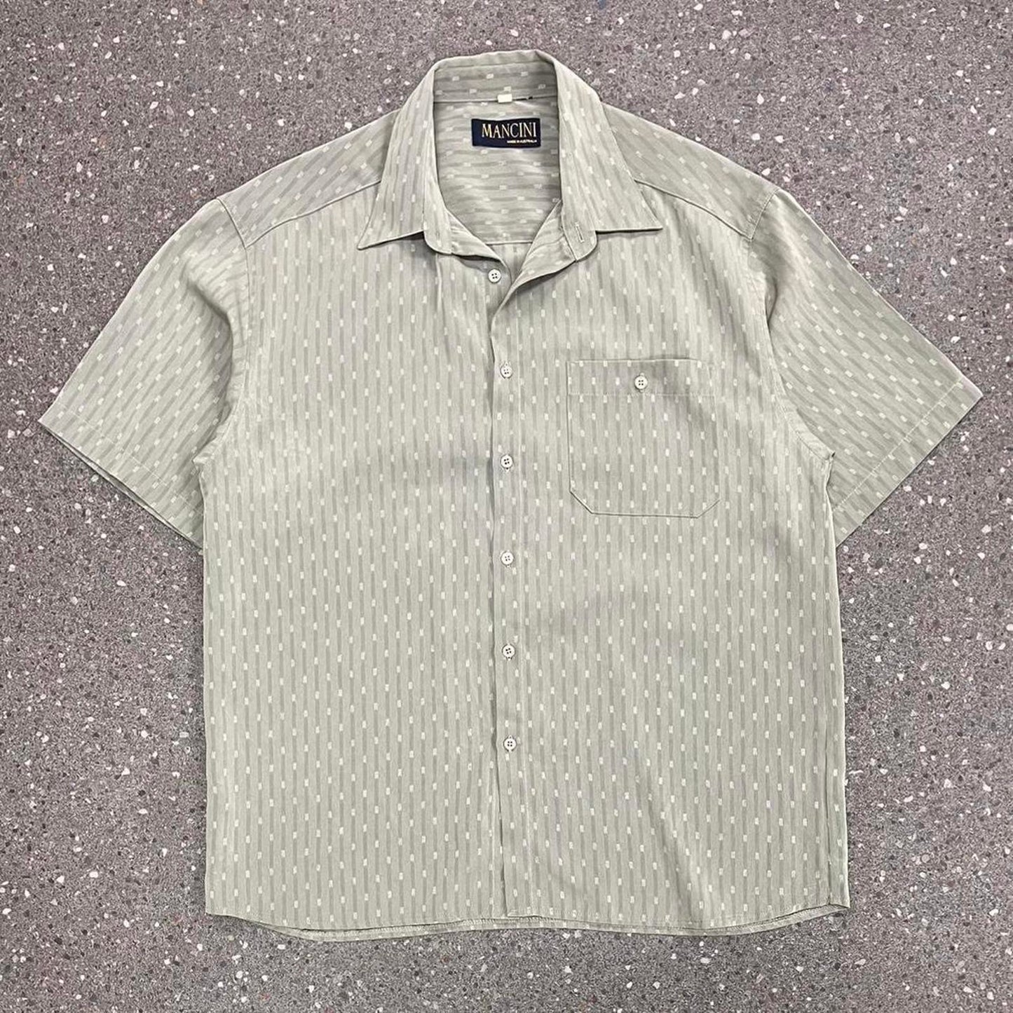 mancini short sleeved button up shirt