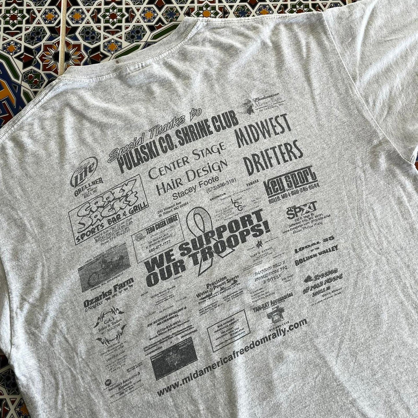2009 USA motorbike rally tee