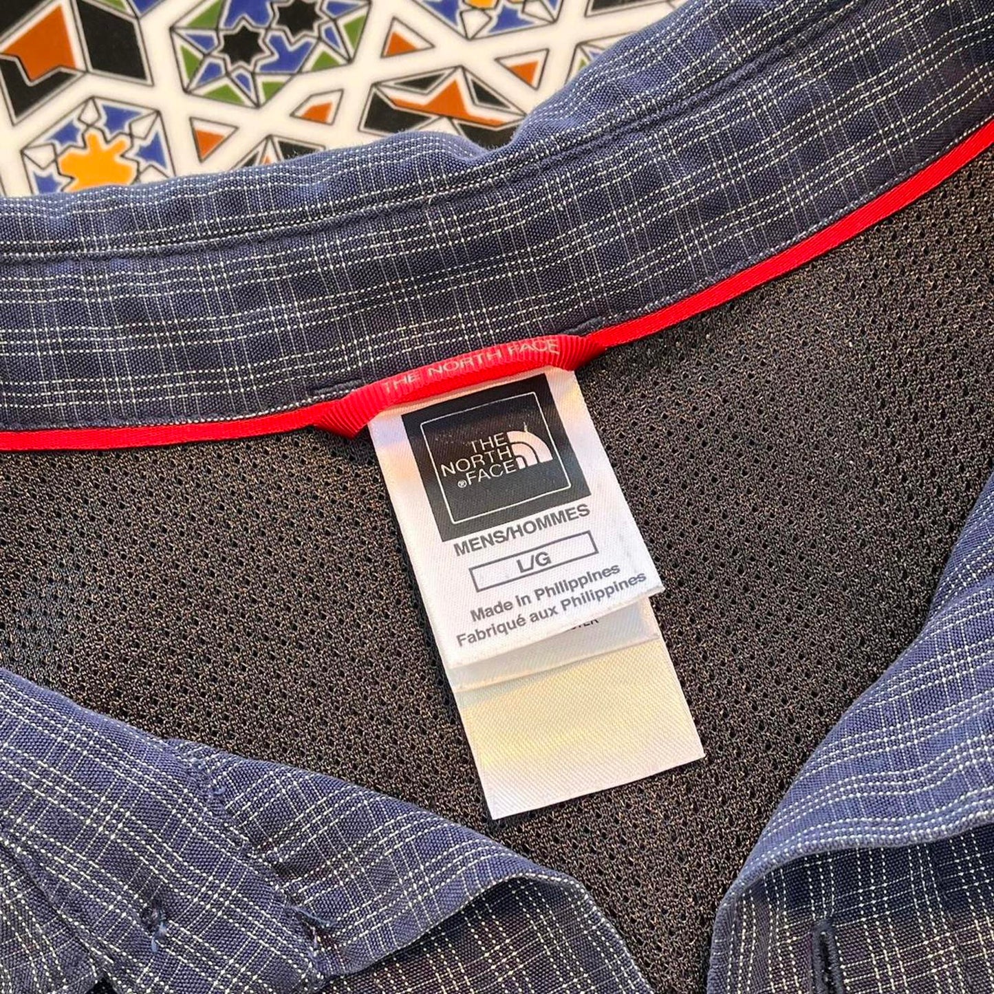 The north face button up shirt