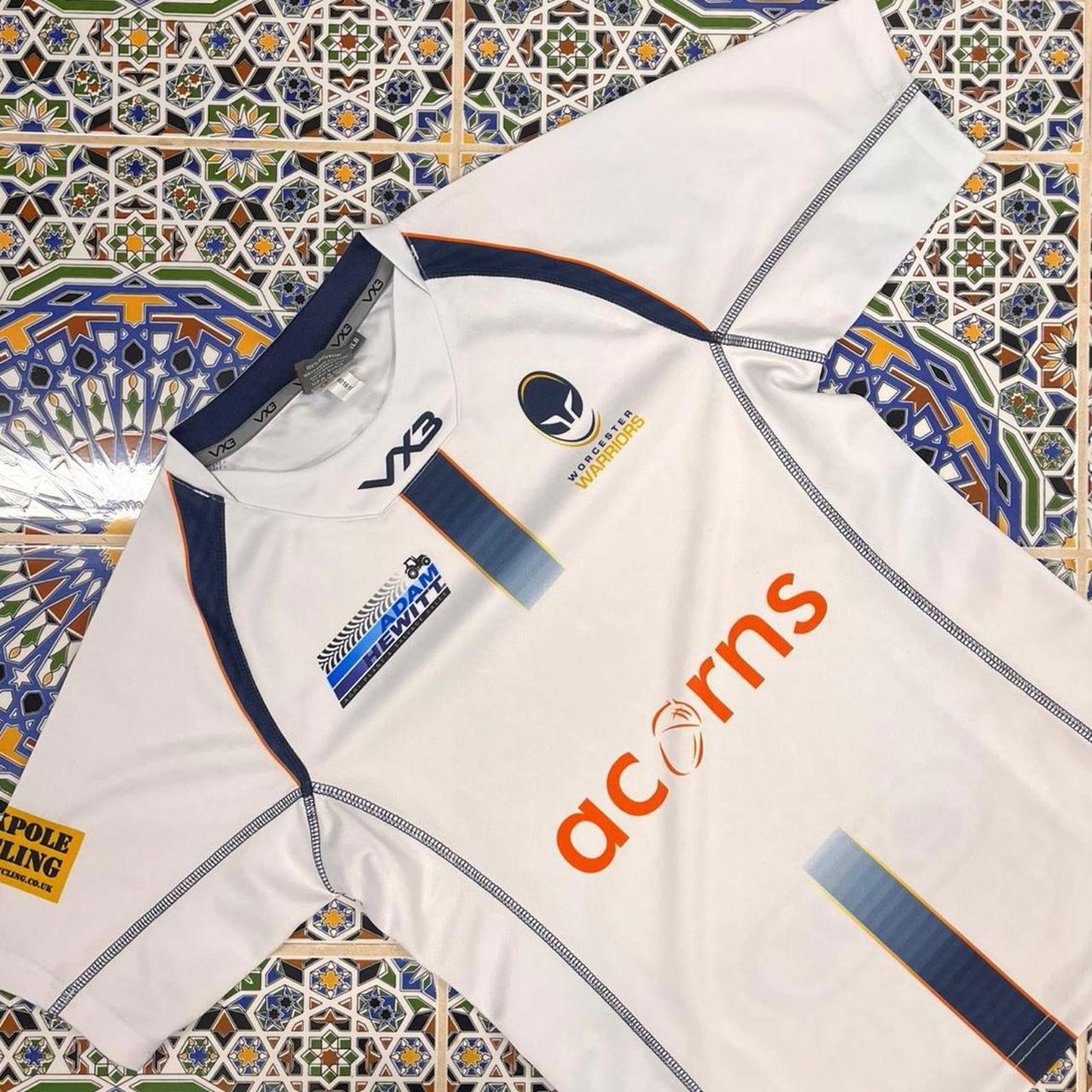 VX3 Worcester Warriors rugby jersey