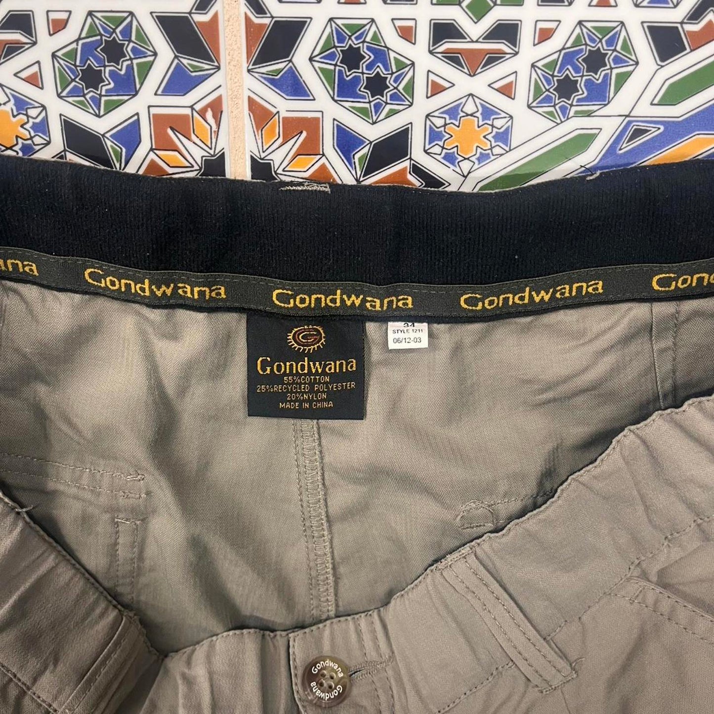 Gondwana zip off hiking pants