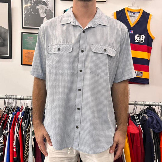 Kathmandu short sleeved button up shirt