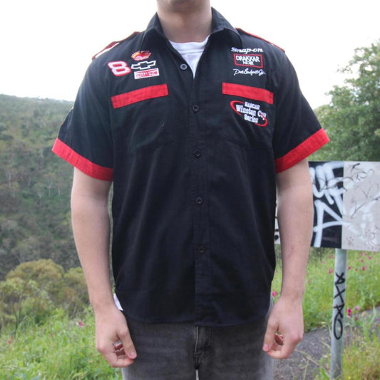 Dale Earnhardt jr Winston cup button up