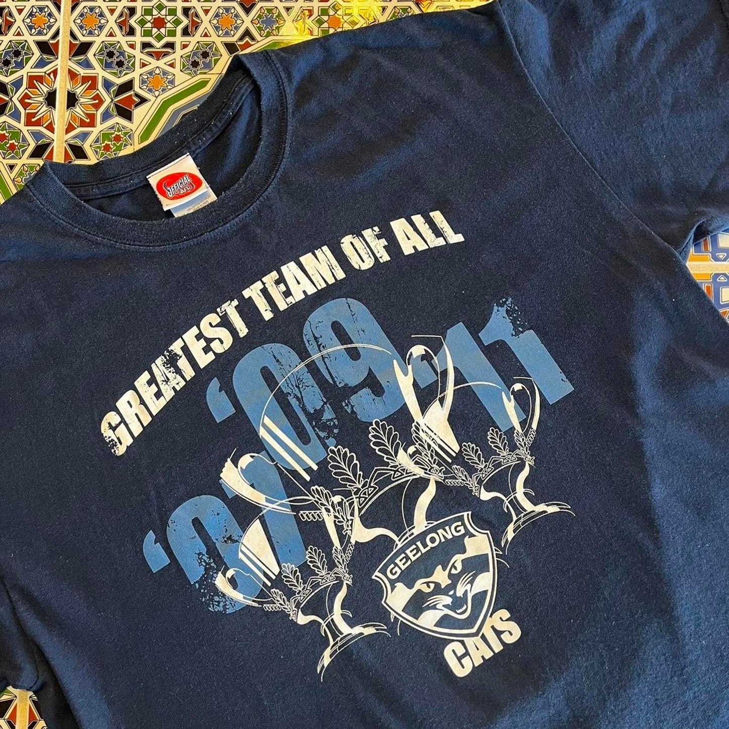 2007 2009 2011 Geelong cats premiership tee