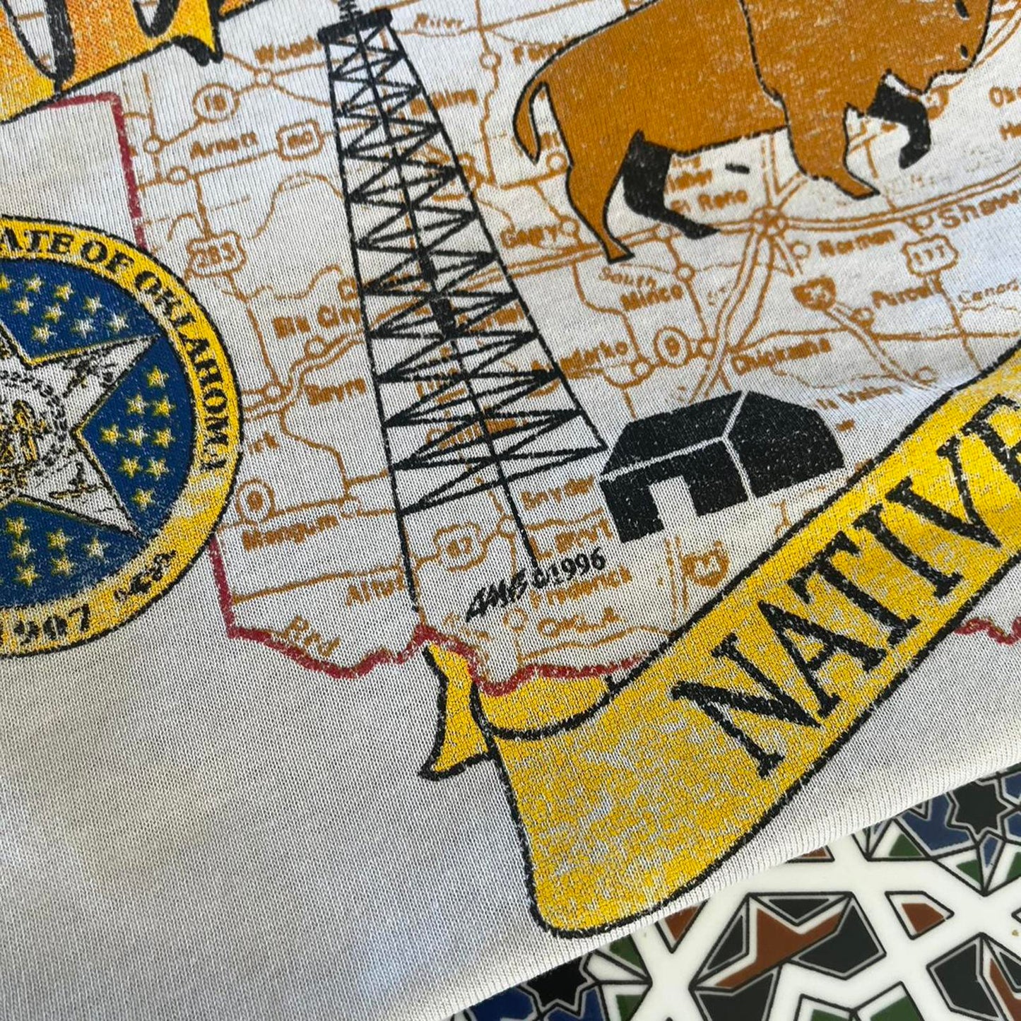 Oklahoma native America tourist tee