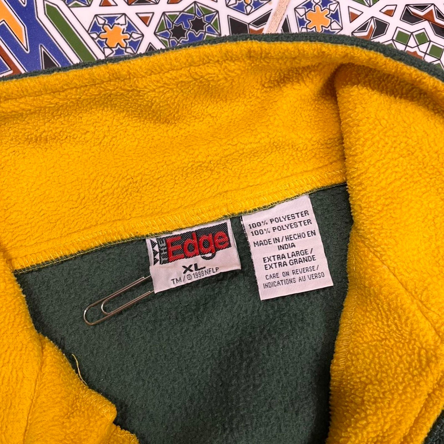 Green Bay packers the edge fleece 1/4 zip