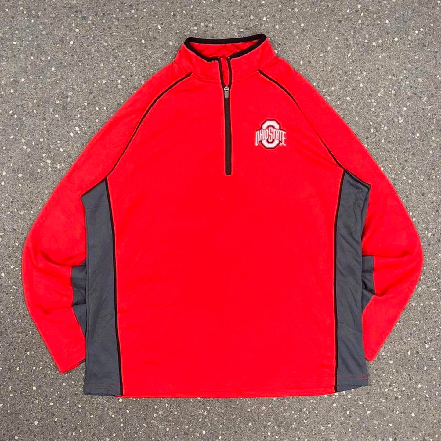 ohio state quarter zip jumper