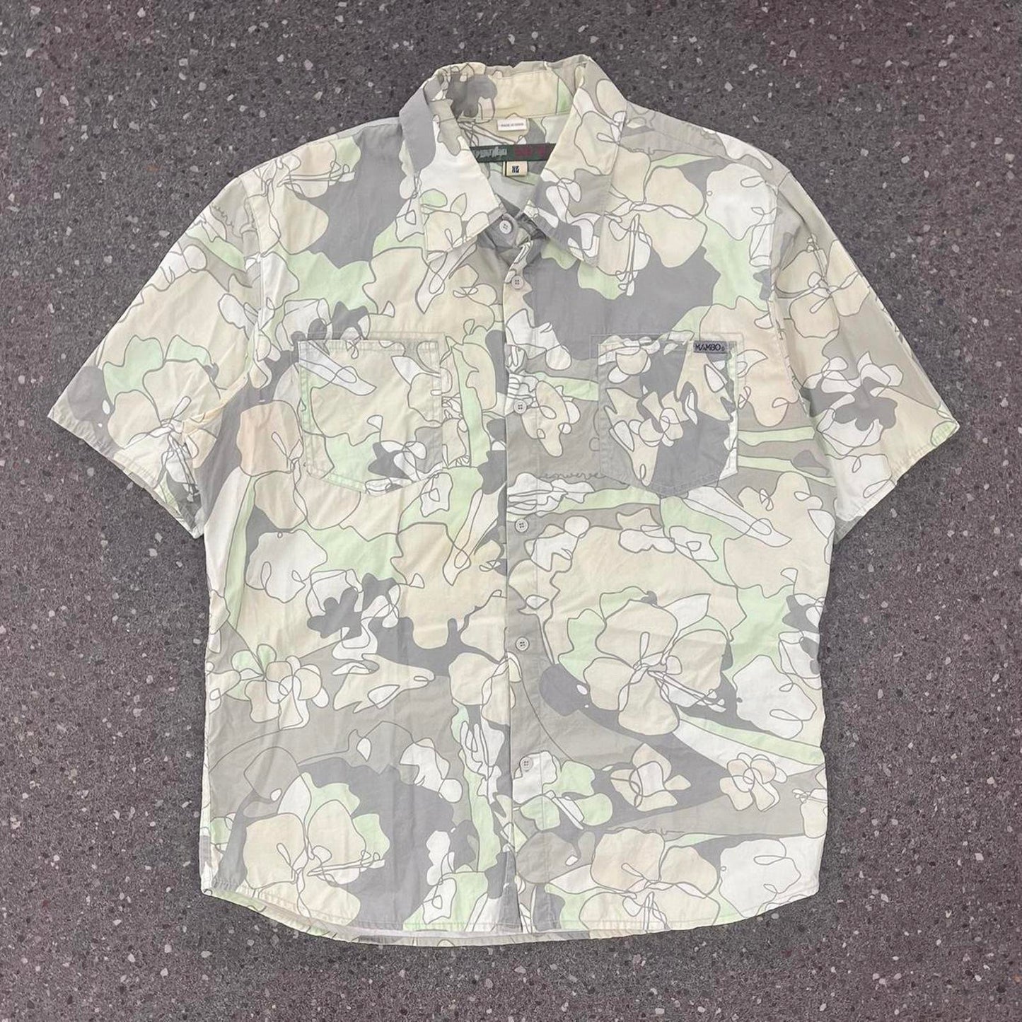 y2k surf de luxe Mambo loud short sleeved button up shirt