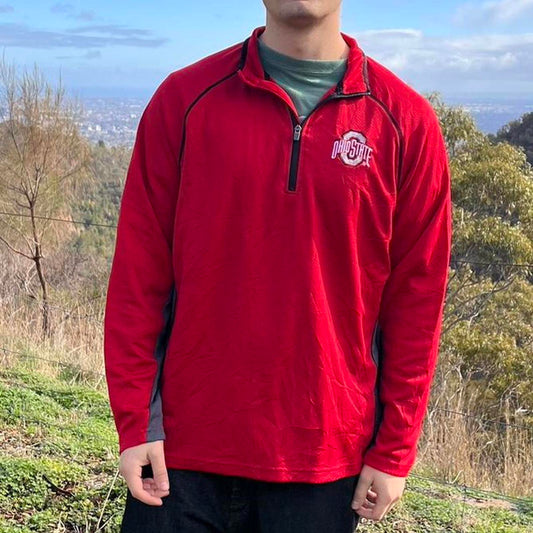 ohio state quarter zip jumper