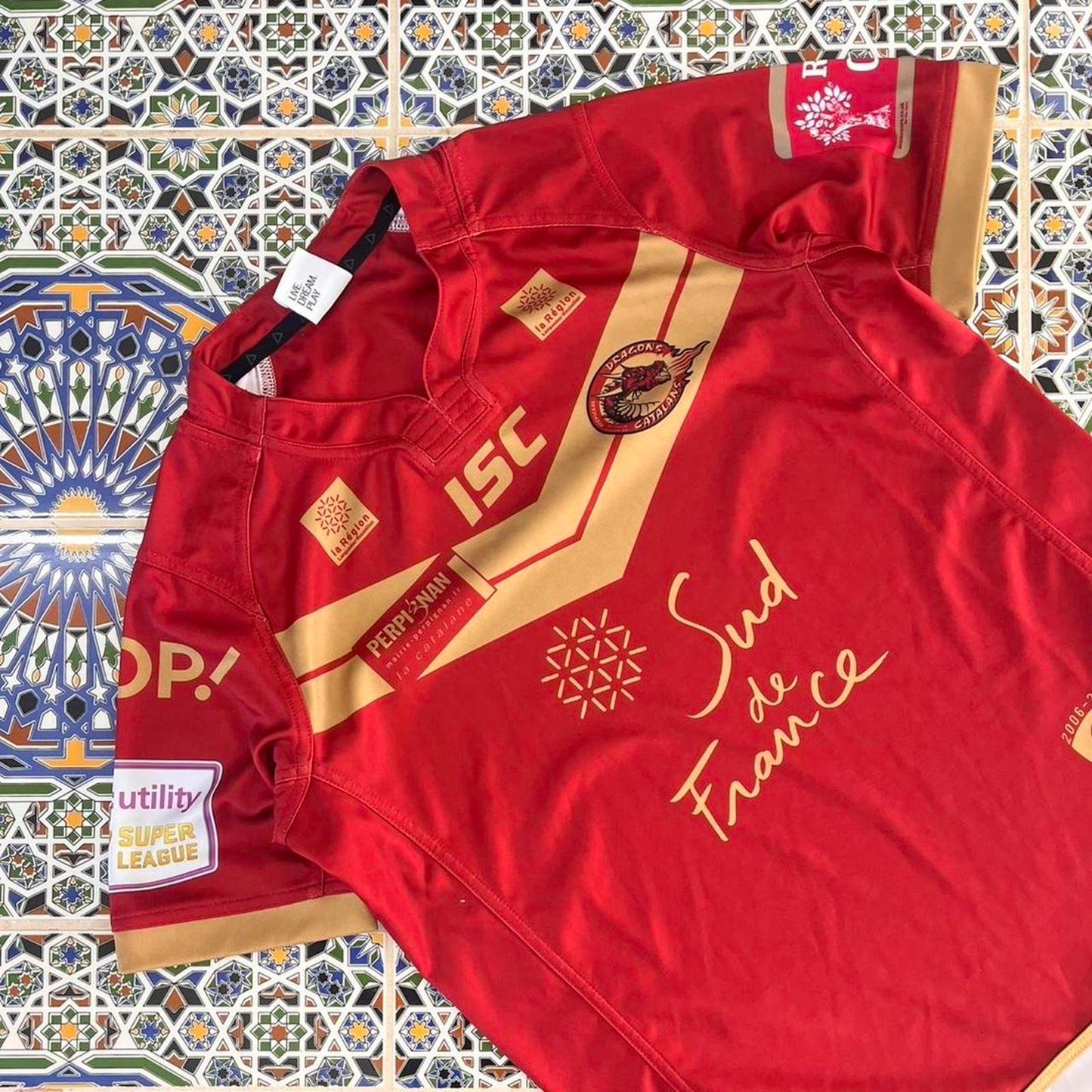ISC Catalans Dragons rugby jersey