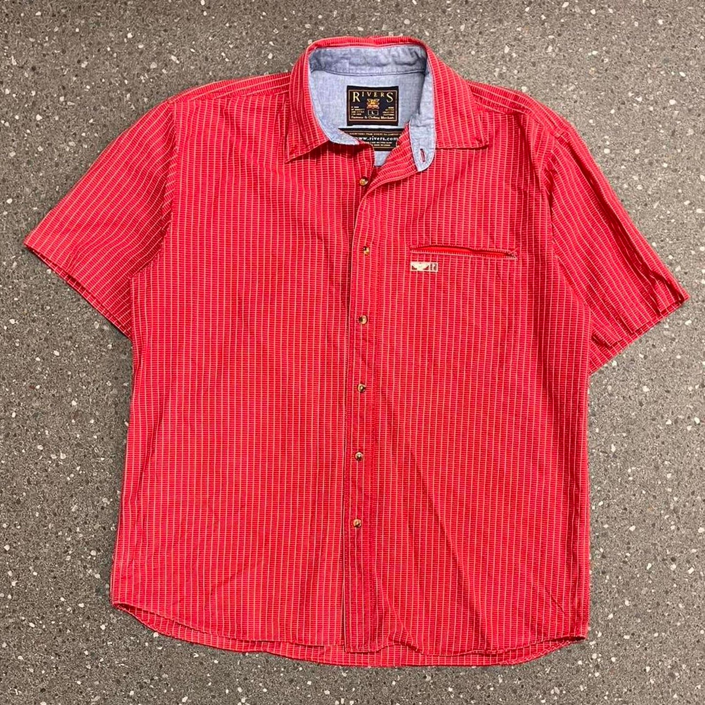 rivers short sleeved button up shirt