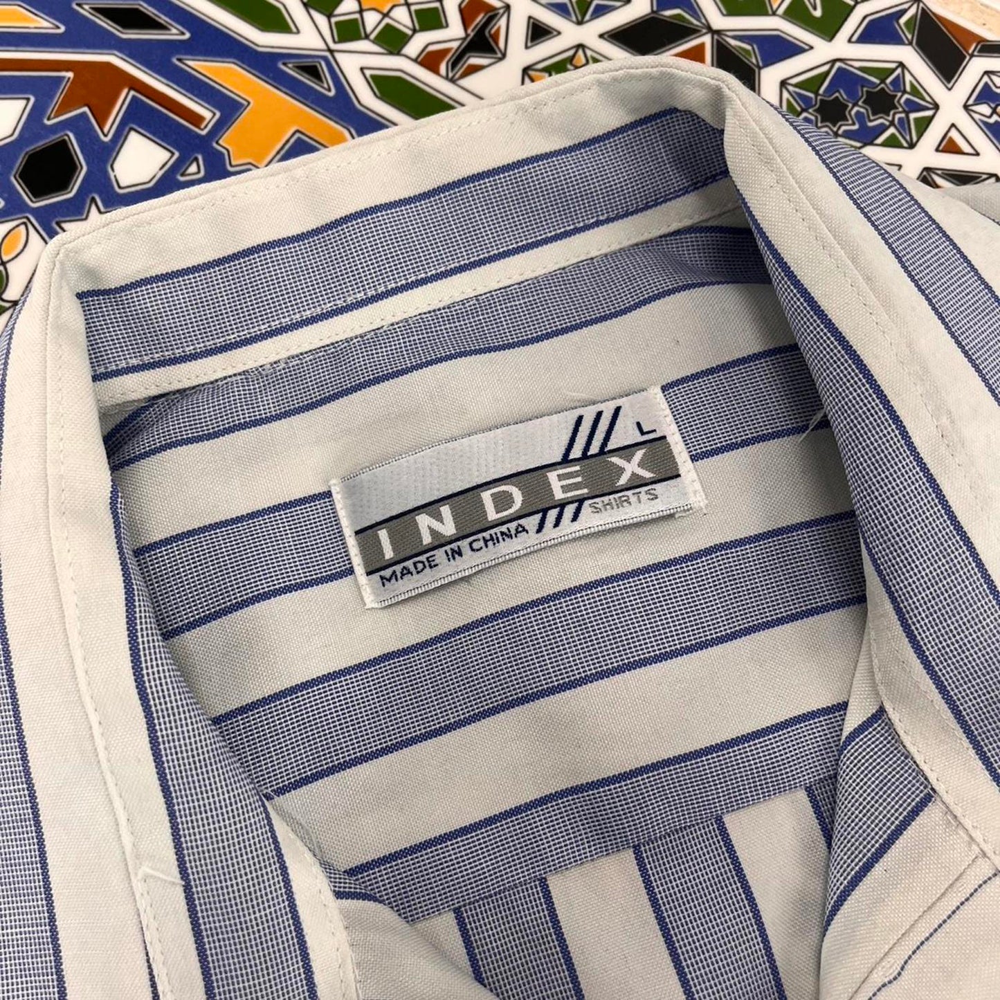 index short sleeved button up shirt