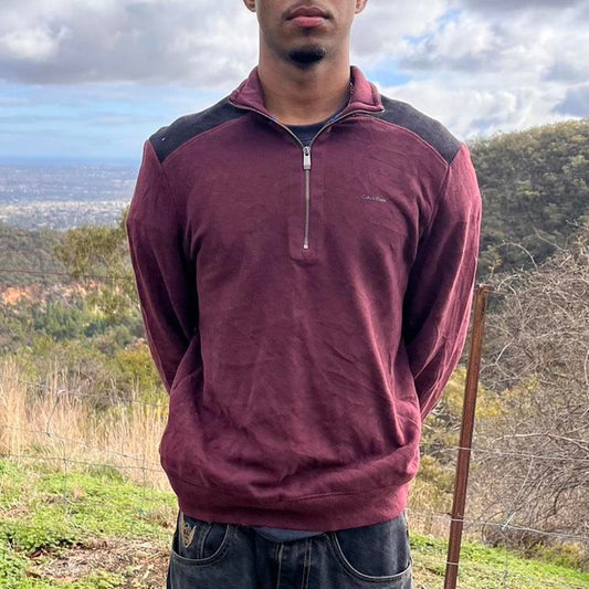 Calvin Klein quarter zip jumper