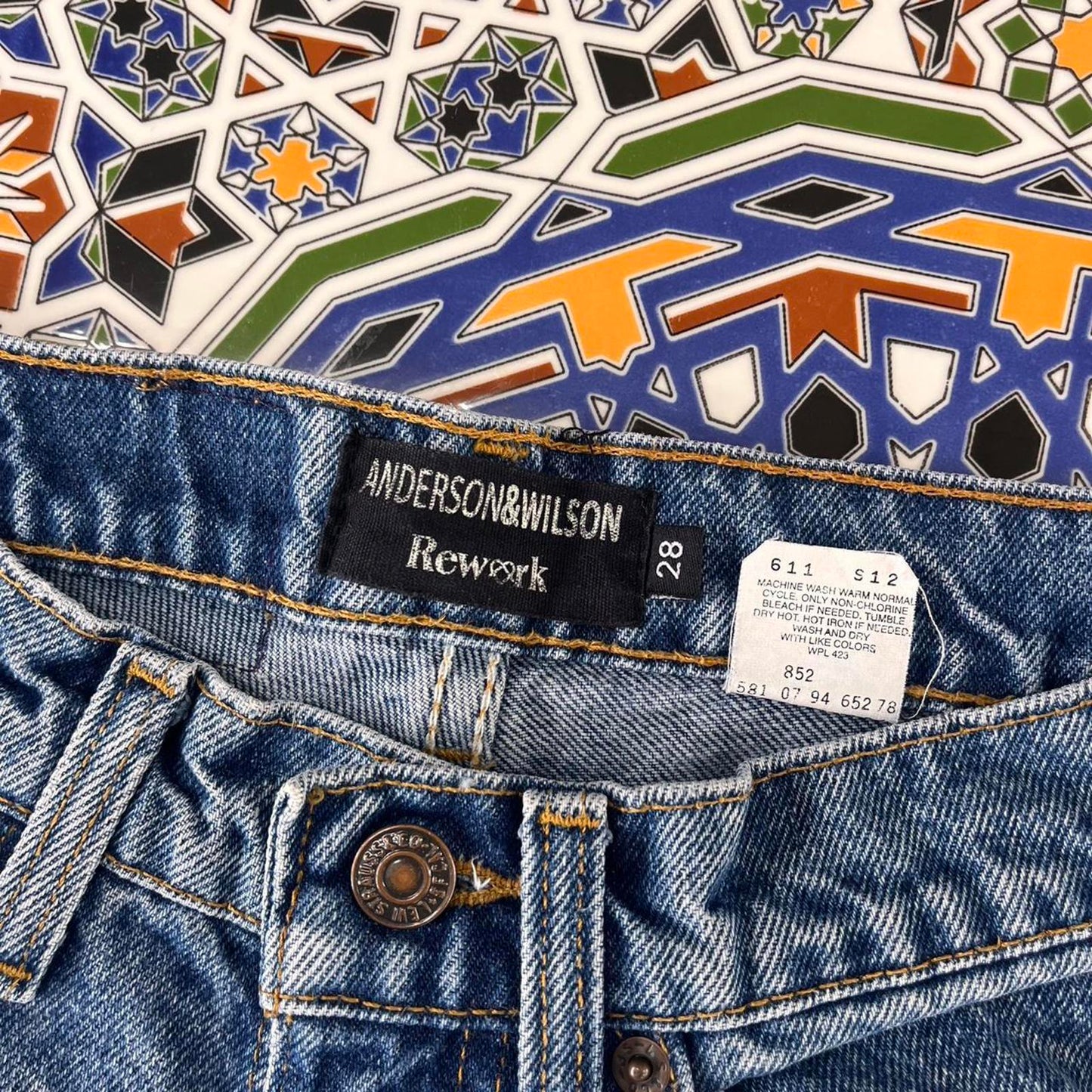 Women’s up-cycled denim jeans