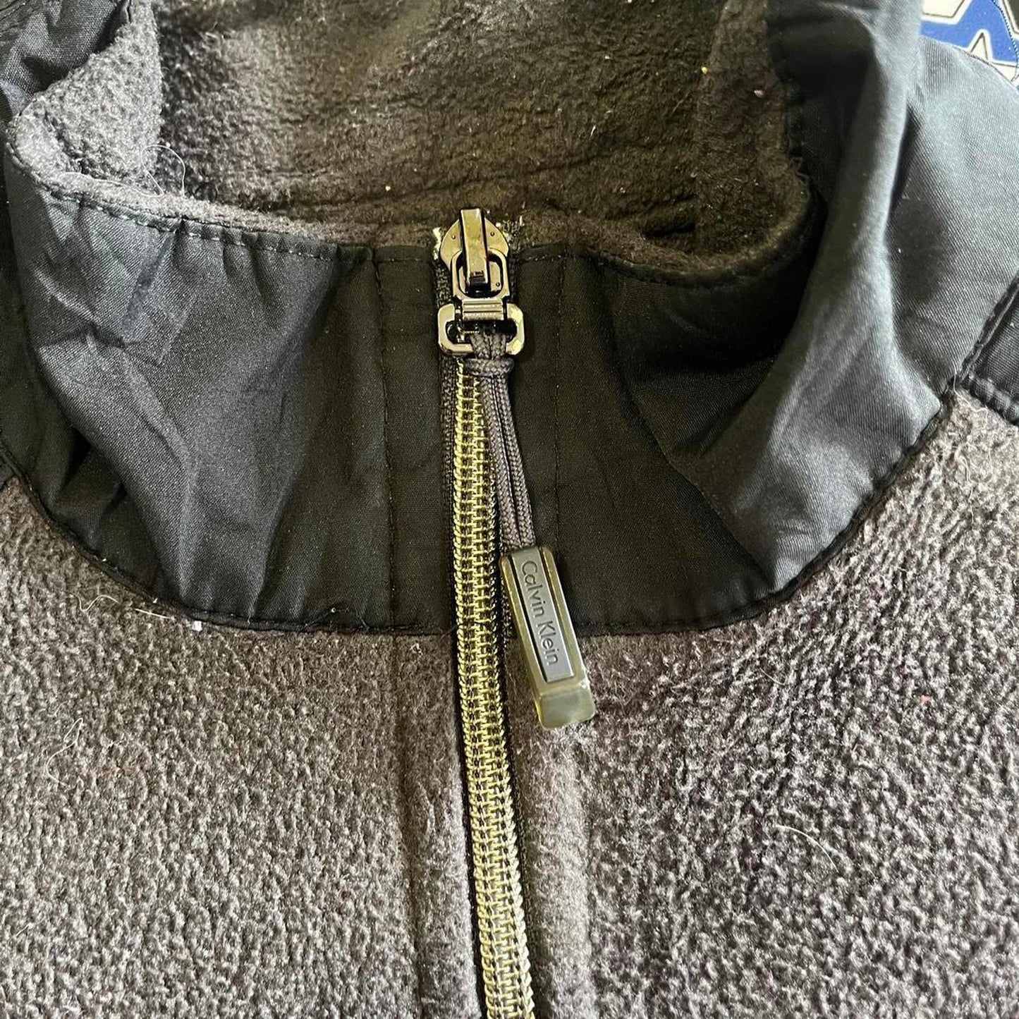 Calvin Klein fleece sweater jacket