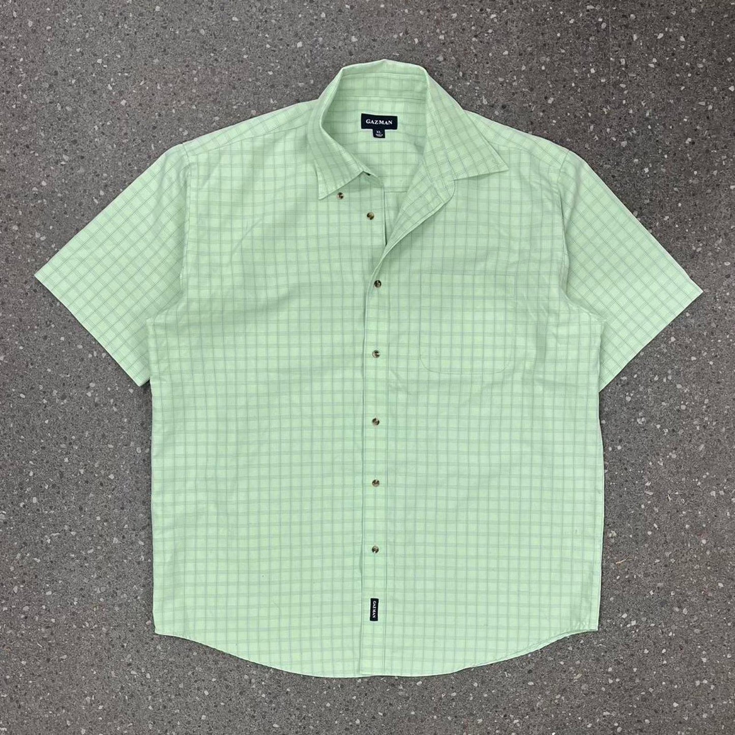 gazman short sleeved button up shirt