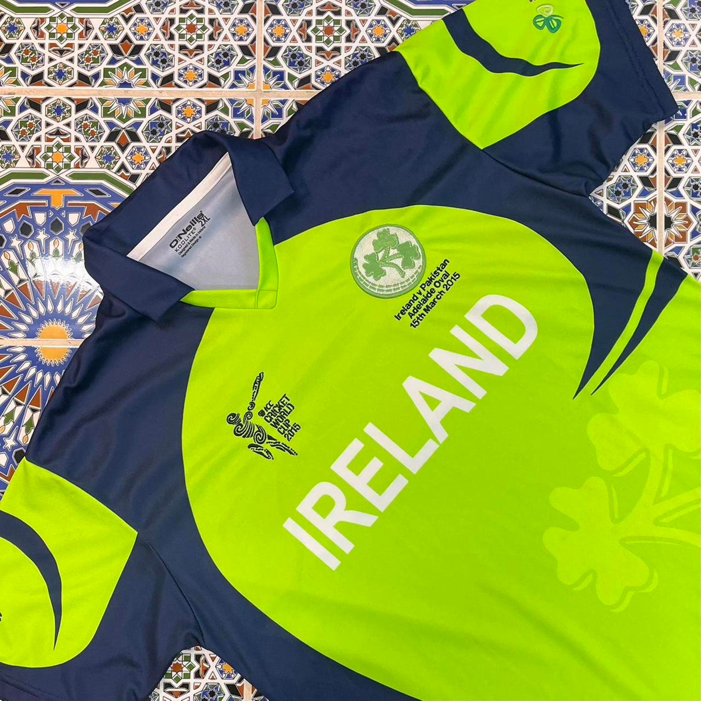 2015 ireland cricket world cup jersey