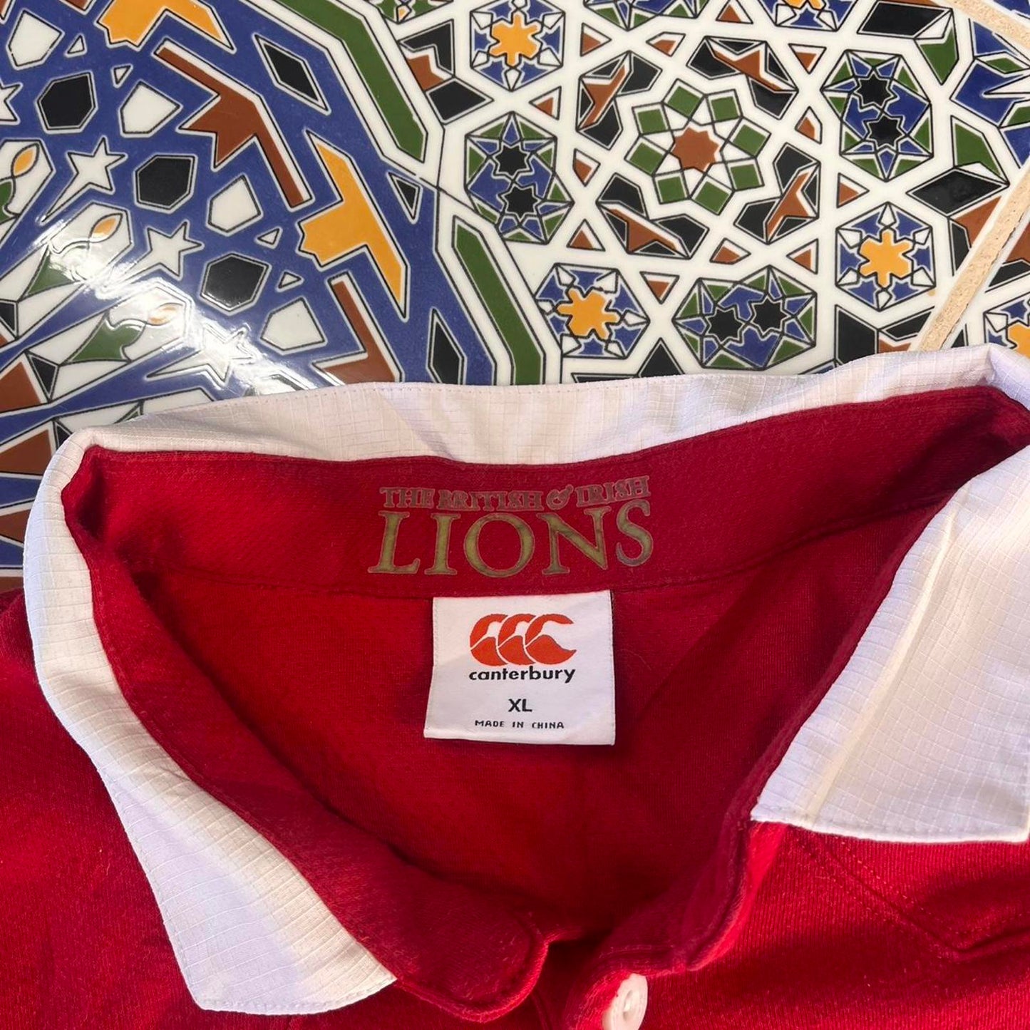 British & Irish lions Canterbury rugby jersey