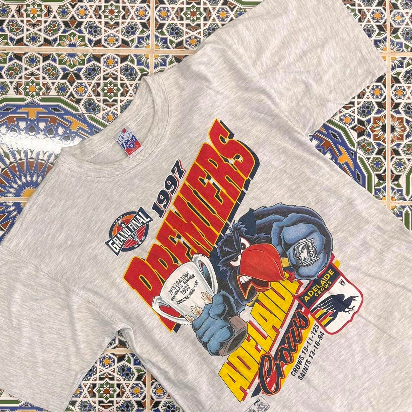 Vintage 1997 Adelaide crows premiership tshirt