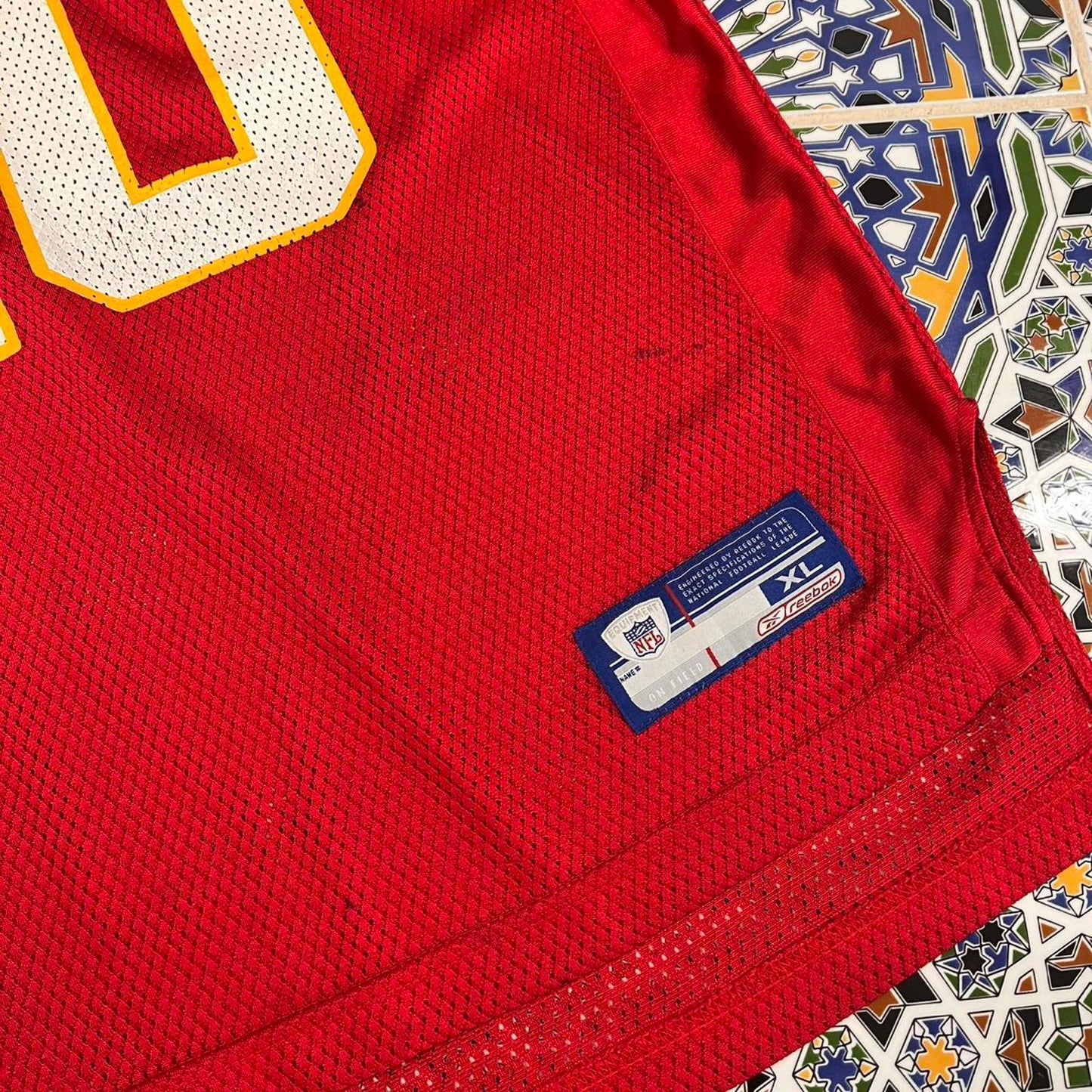 Reebok Kansas city chiefs football jersey