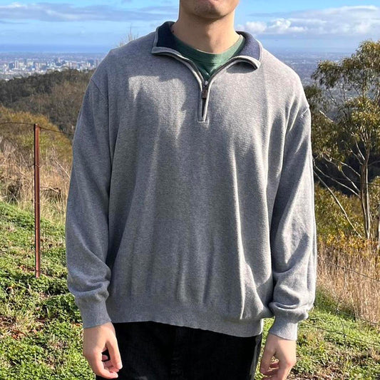 gazman quarter zip jumper