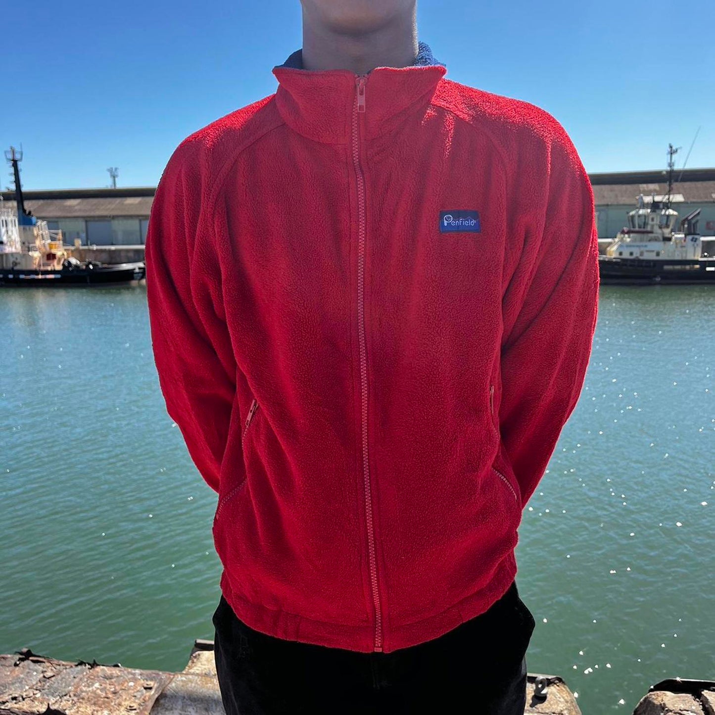 Penfield fleece sweater jacket