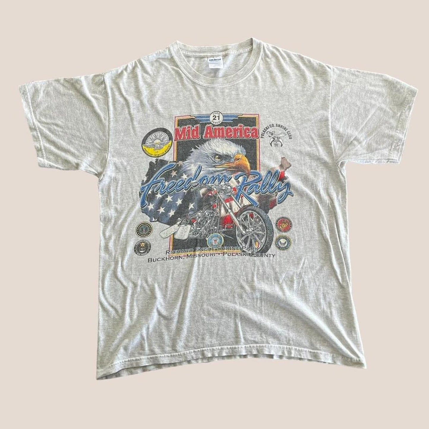 2009 USA motorbike rally tee