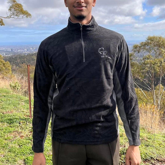 Colorado rockies majestic fleece quarter zip jumper