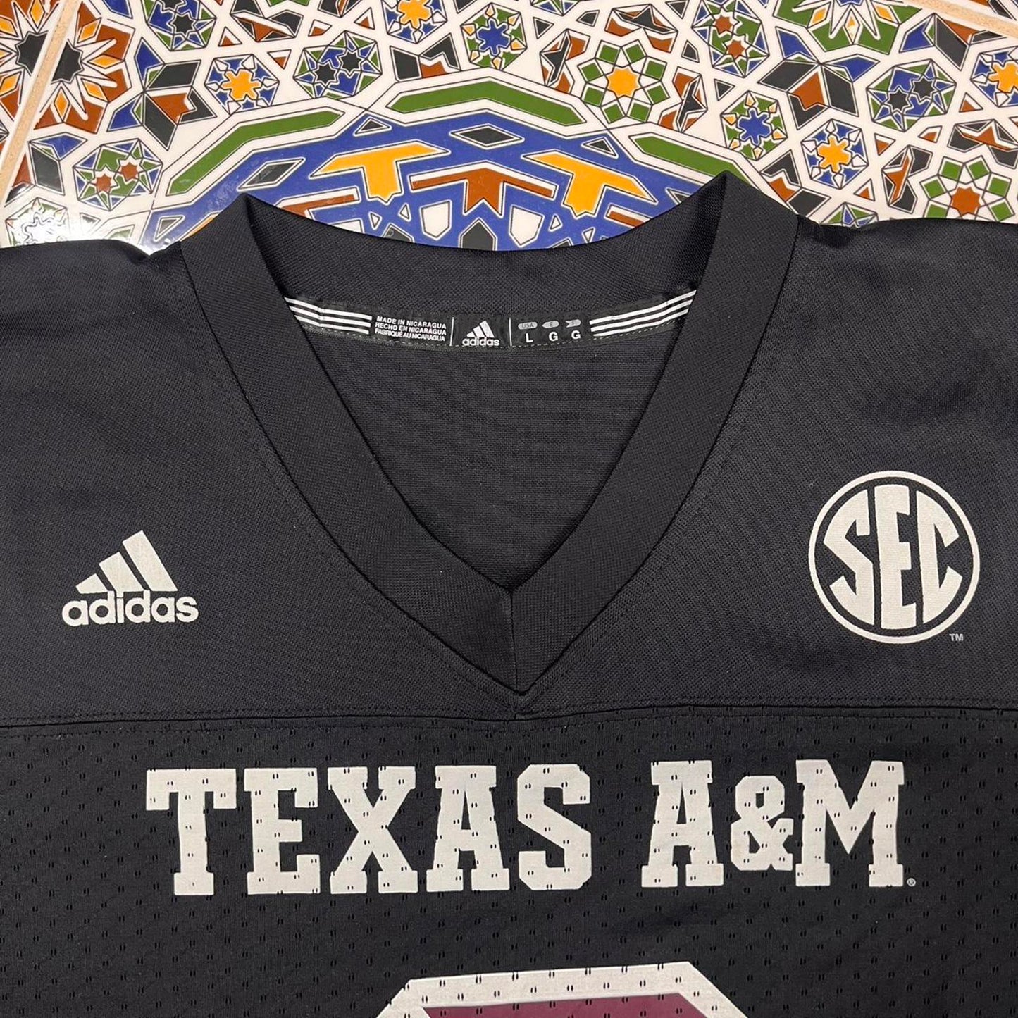 Adidas Texas a and m aggies football jersey